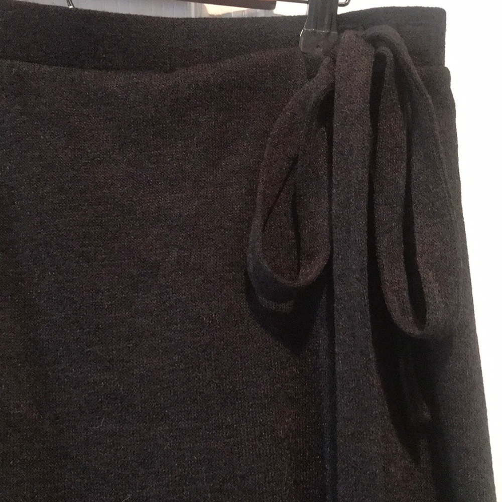 Anthropologie Didi Wrap Skirt NWT Black New Midi - Picture 7 of 8